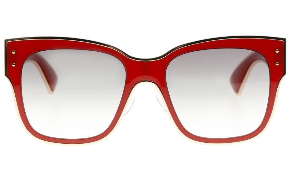 moschino red sunglasses